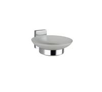 RAK Ceramics Resort Glass Soap Dish | Chrome | Metal | 67mm x 20mm x 50mm