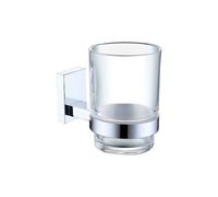 RAK Ceramics Resort Glass Tumbler | Chrome | Metal | 67mm x 92mm x 50mm