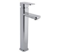 RAK Ceramics Resort Tall Mono Basin Mixer Tap | Chrome | Brass | 42mm x 311mm x 151mm
