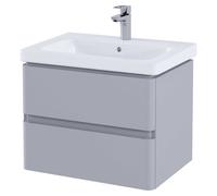 RAK Ceramics Resort Wall Hung 2 Drawer Vanity Unit | Matt Stone | MDF | 650mm