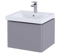 RAK Ceramics Resort Wall Hung Single Drawer Vanity Unit | Matt Mushroom | MDF | 500mm
