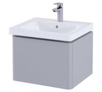 RAK Ceramics Resort Wall Hung Single Drawer Vanity Unit | Matt Stone | MDF | 500mm