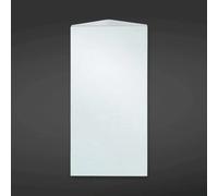 RAK Ceramics Riva Single Stainless Steel Corner Cabinet with Mirrored Door | 650mm x 380mm x 280mm