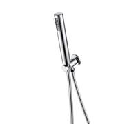 RAK Ceramics Round Shower Handset Wall Bracket Kit | Chrome | Brass | 28mm x 222mm x 106mm