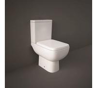 Rak Ceramics Series 600 Close Coupled Toilet Soft Close Seat Full Access White