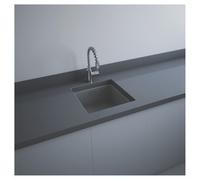 RAK Ceramics Silvia Drop In Kitchen Sink | Matt Grey | Fire Clay | 450mm