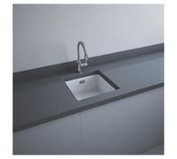 RAK Ceramics Silvia Matt Drop In Kitchen Sink | White | Fire Clay | 450mm