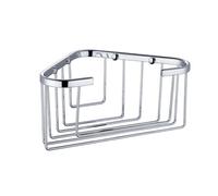 RAK Ceramics Single Deep Corner Basket | Chrome | Brass | 150mm x 105mm x 28mm