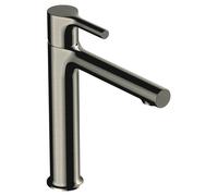 RAK Ceramics Sorrento Mid Height Basin Mixer Tap | Brushed Nickel | Metal | 47mm x 238mm x 208.5mm