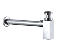 RAK Ceramics Square Bottle Trap Waste | Chrome | Brass | 320mm