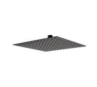 RAK Ceramics Square Ultra Slim Shower Head | Black | Stainless Steel | 250mm