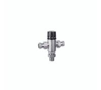 RAK Ceramics Thermostatic Mixing Valve | Black | Brass | 15mm