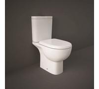 Rak Ceramics Tonique Close Coupled Toilet Wc Soft Close Seat Full Access White