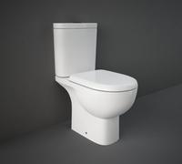 Rak Ceramics Tonique Open Back Close Coupled Toilet With Soft Close Seat - White