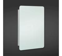 RAK Ceramics Uno Single Stainless Steel Cabinet with Mirrored Door | 660mm x 460mm x 120mm