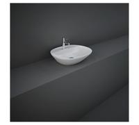 RAK Ceramics Variant Oval Counter Top Basin with 1 Tap Hole | White | Vitreous China | 500mm
