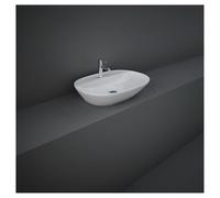 RAK Ceramics Variant Oval Counter Top Basin with 1 Tap Hole | White | Vitreous China | 600mm