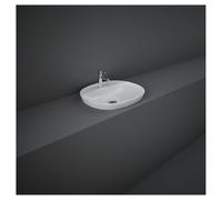 RAK Ceramics Variant Oval Drop In Basin with 1 Tap Hole | White | Vitreous China | 500mm