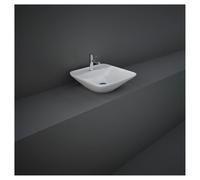 RAK Ceramics Variant Square Counter Top Basin with 1 Tap Hole | White | Vitreous China | 420mm