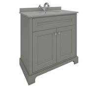 RAK Ceramics Washington Cappuccino 2 Door Basin Unit | Cappucino | MFC | 800mm