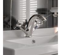 RAK Ceramics Washington Mono Basin Mixer Tap | Chrome | Metal | 195.7mm x 163.9mm x 138.5mm