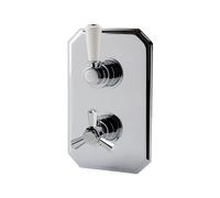 RAK Ceramics Washington Concealed Single Thermostatic Shower Valve | Chrome | Brass | 130mm x 210mm x 40mm