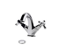 RAK Ceramics Washington Mono Basin Mixer Tap | Chrome | Brass | 195.7mm x 163.9mm x 138.5mm
