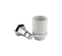 RAK Ceramics Washington Single Tumbler | Chrome | Brass | 97mm x 96mm x 55mm