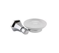 RAK Ceramics Washington Soap Dish | Chrome | Brass | 108mm x 55mm x 97mm