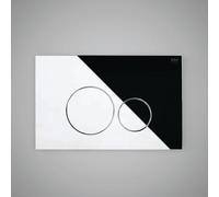 RAK-Ecofix PC Dual Flush Plate With Round Push Plates