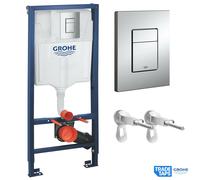 GROHE Rapid SL - Mounting Element for WC 113 cm 3-in-1 SET with Skate Air