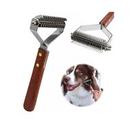 Rake 14-Blade Rake Pet Undercoat Rake,Professional Pet Dematting Comb Grooming Stripping Tool for Dogs and Cats (8.8cm)