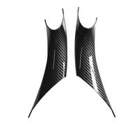 Rakepmb Interior Doors Handles for 3 4 Series for M3 for M4 F30 F31 F32 F33 F34 F36 F80 F82 Gloss Carbon Fiber Car Door Handle Inner Door Handle(Rear 2 Piece)