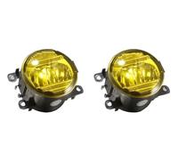 Rakepmb Set Headlight 2 X 30W Fog Light Assembly For Mitsubishi For Outlander II 2006-2012 Car Front Bumper LED Fog Daytime Running Lamp front light assembly(JZ Lemon Yellow)