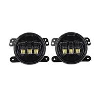 Rakepmb Set Headlight For Grand For Cherokee 2011 2012 2013 4Inch Led Fog Lights Halo Ring DRL Fog Lamp front light assembly(2piece No Halo)