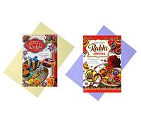 Rakhi Card Raksha Bandhan Greetings Card Large Hindu Indian Festival Rakhi Raksha Bandhan Card For Brother With Envelope (Warm Thoughts Of You On Rakhi)