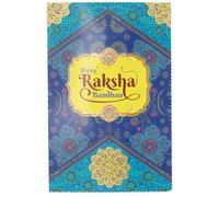 Rakhi Cards Raksha Bandhan Greeting Card with Rakhi Thread Dora Dori Bracelet Rakhi Brothers Sisters Greetings Card for Brothers with Envelope Hindu Indian Festival (Design 1)