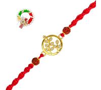 Rakhi for Brother Bhai Bhaiya Bhatija Raksha Bandhan Gift Rakhi Thread Single Rakhi in Gift Pack (Design-4)