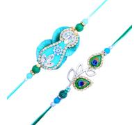 Rakhi for Brother Sister Set of 2 Rakhi Thread Bracelet Dora Set Gift Card