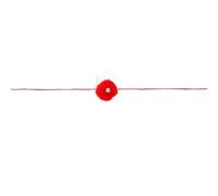 Rakhi for Brothers Set of 20 Raksha Bandhan Thread Rakhi Simple Pompom Bracelets Dora Dori for Bhaiya Brother on Rakhi Hindu Indian Festival Rakhadi (Red)