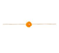 Rakhi for Brothers Set of 20 Raksha Bandhan Thread Rakhi Simple Pompom Bracelets Dora Dori for Bhaiya Brother on Rakhi Hindu Indian Festival Rakhadi (Yellow)