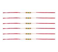 Rakhi Thread for Brothers Set of 6 Green Yellow Beaded Raksha Bandhan Rakhi for Bhaiya Brother on Rakhi Hindu Indian Festival Handmade Rakhari