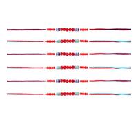 Rakhi Thread for Brothers Set of 6 Raksha Bandhan Red Dark Light Blue Rakhi for Bhaiya Brother on Rakhi Hindu Indian Rakhadi Threads Gift