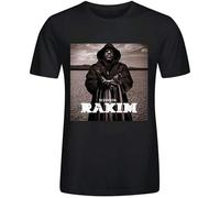 Rakim The Seventh Seal Summer Fashion Pullover Men's Crewneck Short Sleeve Top Unisex Pure Cotton T-Shirt Tee Black XL