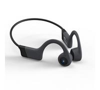 Rakklor Bone Conduction Headphones - Open-Ear Headphones with MIC, Bluetooth 5.4, 20Hr Playtime, IPX5 Waterproof for Sports Workouts Cycling Running Gym Hiking,Black