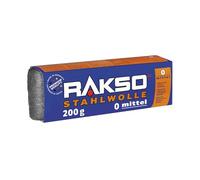 Rakso COX980950 Fine-0 Steel Wool, Grey, 200 g