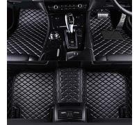 4 Pieces Car Floor Mats for Audi Q7(7seats) 2020 2021 2022 2023, Right Hand Drive Leather Front Rear Non Slip Waterproof Interior Accessory,A-Black