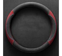 Steering Wheel Cover Car Steering Wheel Cover Suede Leather Breathable Anti Slip For Toyota C-HR C HR CHR / bZ4X EA10 / Aygo X AB70 / Aygo Car Steering Wheel,A-Red-O type