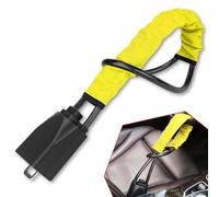 RAKTDA Steering Wheel Lock Seat Belt Lock, for Ford Fiesta 2002-2024+ Car Steering Wheel Lock, Universal Anti-Theft Car Security Device,D-Yellow