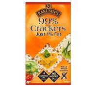 Rakusen's 99% Fat Free Crackers (150g) - Pack of 2